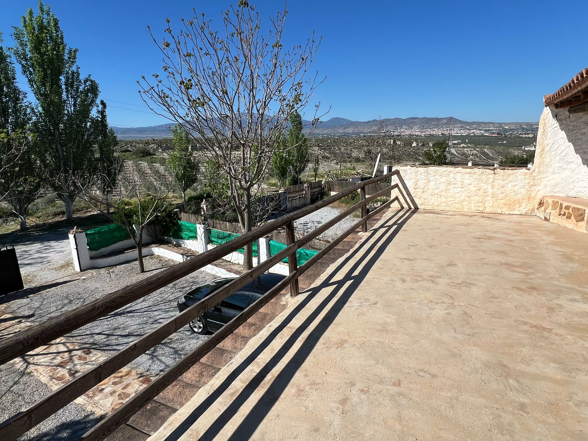 Example photograph of a terrace and outdoor space